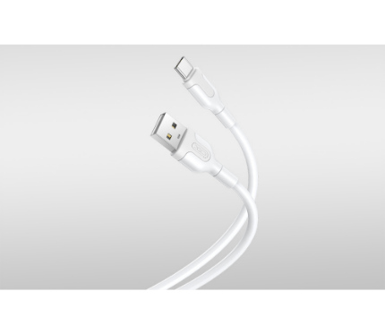 Chargers + Cables XO_NB212 Smart Charging Type C Cable 2.1A white